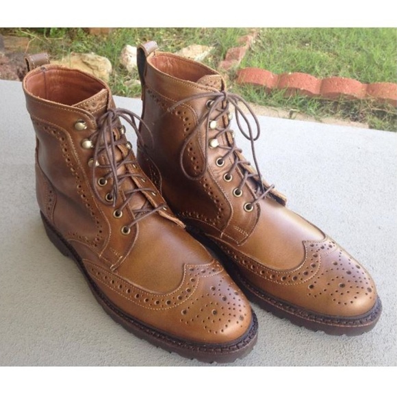 Allen Edmonds Long Branch Wingtip Boots 